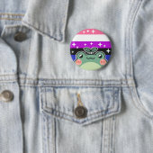 Genderfluid LGBT-Flag Button (Beispiel)