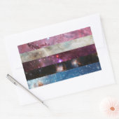 Genderfluid nebulaflagge Aufkleber (Umschlag)