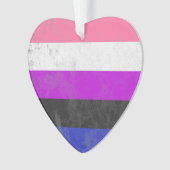 Genderfluid Ornament (Vorderseite)