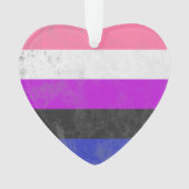 Genderfluid Ornament (Vorderseite)