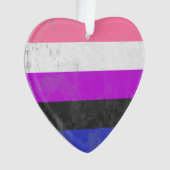 Genderfluid Ornament (Vorderseite)