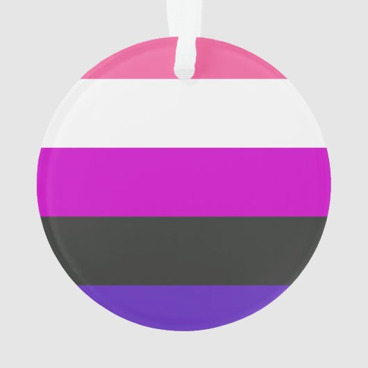 Genderfluid Ornament (Rückseite)