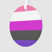 Genderfluid Ornament (Vorderseite)
