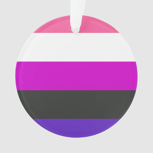 Genderfluid Ornament (Vorderseite)