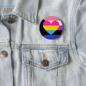 Genderfluid Panromantic Demisexual Stolz-Knopf Button (Beispiel)