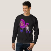 Genderfluid Poodle Sweatshirt (Vorne ganz)