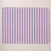 Genderfluid Pride Flag Punkte Sherpadecke (Vorderseite (Horizontal))