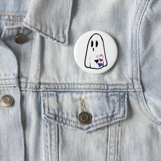 Genderfluid Pride Ghost Button (Beispiel)