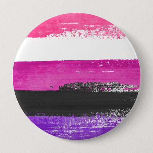 Genderfluid Pride Paint Button (Vorderseite)