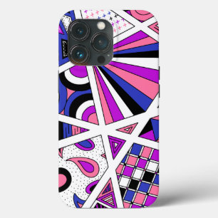 Genderfluid Pride Zen Doodle Abstrakt modern Case-Mate iPhone Hülle