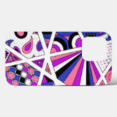 Genderfluid Pride Zen Doodle Abstrakt modern Case-Mate iPhone Hülle (Rückseite (Horizontal))