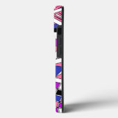 Genderfluid Pride Zen Doodle Abstrakt modern Case-Mate iPhone Hülle (Rückseite / Links)