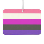 Genderfluid-Stolz Autolufterfrischer (Rückseite)