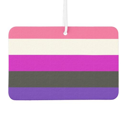 Genderfluid-Stolz Autolufterfrischer (Vorderseite)