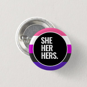 Genderfluid Stolz Button