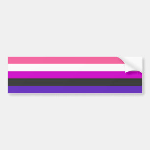 Genderfluid-Stolz-Flagge Autoaufkleber
