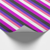 GENDERFLUID STOLZ-FLAGGE GESCHENKPAPIER (Ecke)