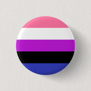 Genderfluid Stolz-Knopf Button
