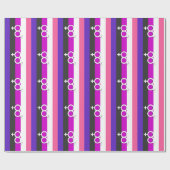 GENDERFLUID STOLZ UND SYMBOL GESCHENKPAPIER (Flach)