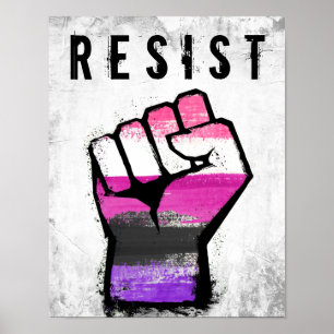 Genderfluid Stolzfaust Poster