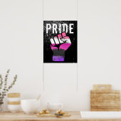 Genderfluid Stolzfaust Poster (Küche)