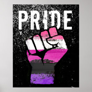 Genderfluid Stolzfaust Poster