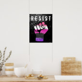 Genderfluid Stolzfaust Poster (Küche)