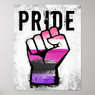 Genderfluid Stolzfaust Poster