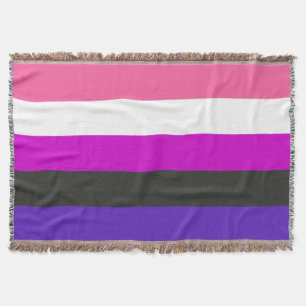 Genderfluid-Stolzflagge Decke