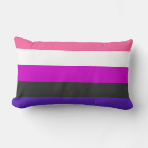 Genderfluid-Stolzflagge Lendenkissen