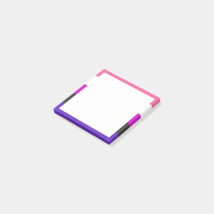 Genderfluid-Stolzflagge Post-it Klebezettel