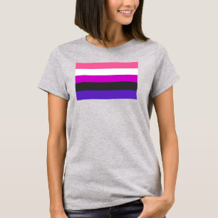 Genderfluid-Stolzflagge T-Shirt