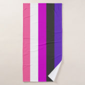 Genderfluid-Strichflagge Badehandtuch (Badehandtuch)