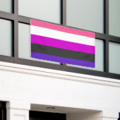 Genderfluid-Strichflagge Banner (Äußeres Gebäude)