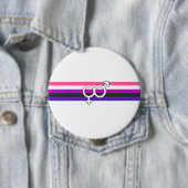 Genderfluid-Strichflagge Button (Beispiel)
