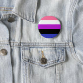 Genderfluid-Strichflagge Button (Beispiel)