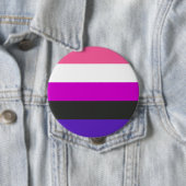 Genderfluid-Strichflagge Button (Beispiel)