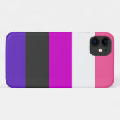 Genderfluid-Strichflagge Case-Mate iPhone Hülle (Rückseite (Horizontal))