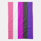 Genderfluid-Strichflagge Geschirrtuch (Vertikal)