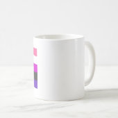 Genderfluid-Strichflagge Kaffeetasse (VorderseiteRechts)
