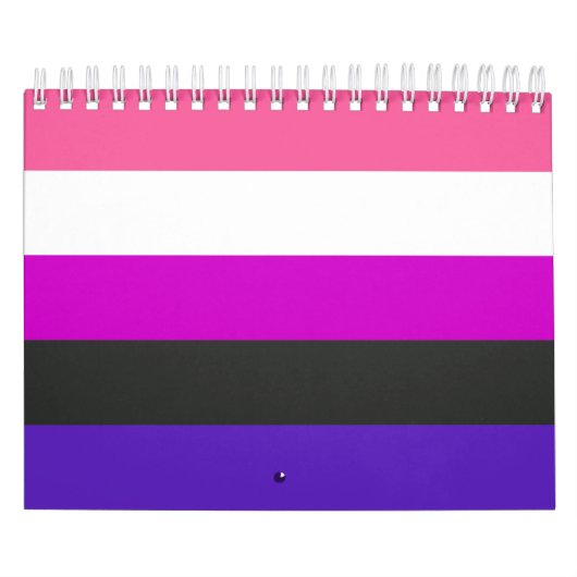 Genderfluid-Strichflagge Kalender (Titelbild)