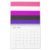 Genderfluid-Strichflagge Kalender (Jan 2027)