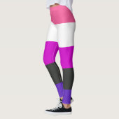 Genderfluid-Strichflagge Leggings (Links)