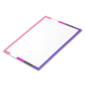 Genderfluid-Strichflagge Notizblock (angewinkelt)