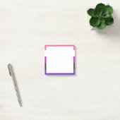 Genderfluid-Strichflagge Post-it Klebezettel (Büro)