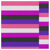 Genderfluid-Strichflagge Stoff (Nahaufnahme)