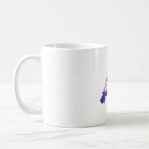 Genderfluide-Stolzflagge Meeresschildkröte Subtile Kaffeetasse