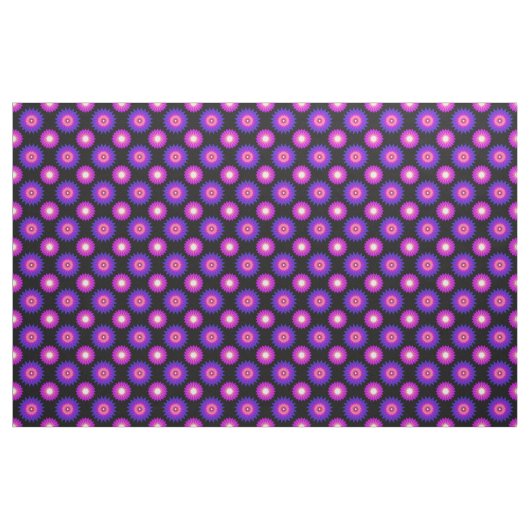 Genderfluidity pride colors /black flower pattern stoff (Fat Quarter (45,7 x 55,9 cm))