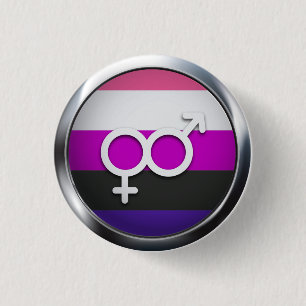 Genderflüssigkeit Button