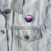Genderflüssigkeit Button (Beispiel)